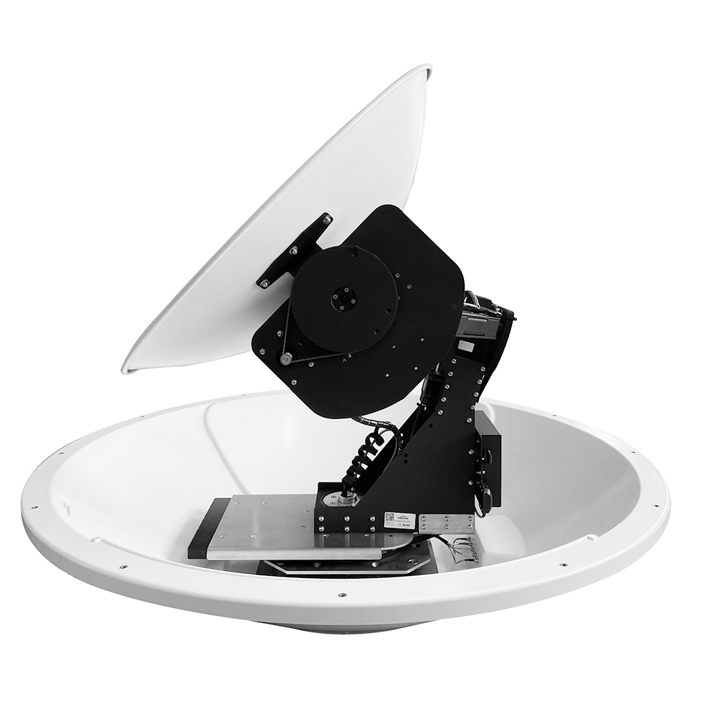 85cm Dish Diameter，3 Axis Stabilized and 4-Axis Tracking