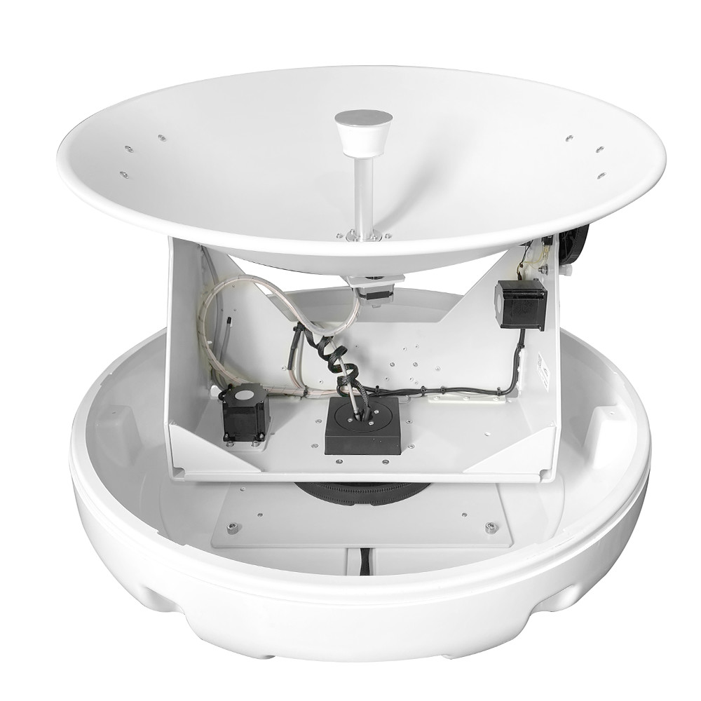 60cm Dish Diameter，2 Axis Stabilized and 3-Axis Tracking